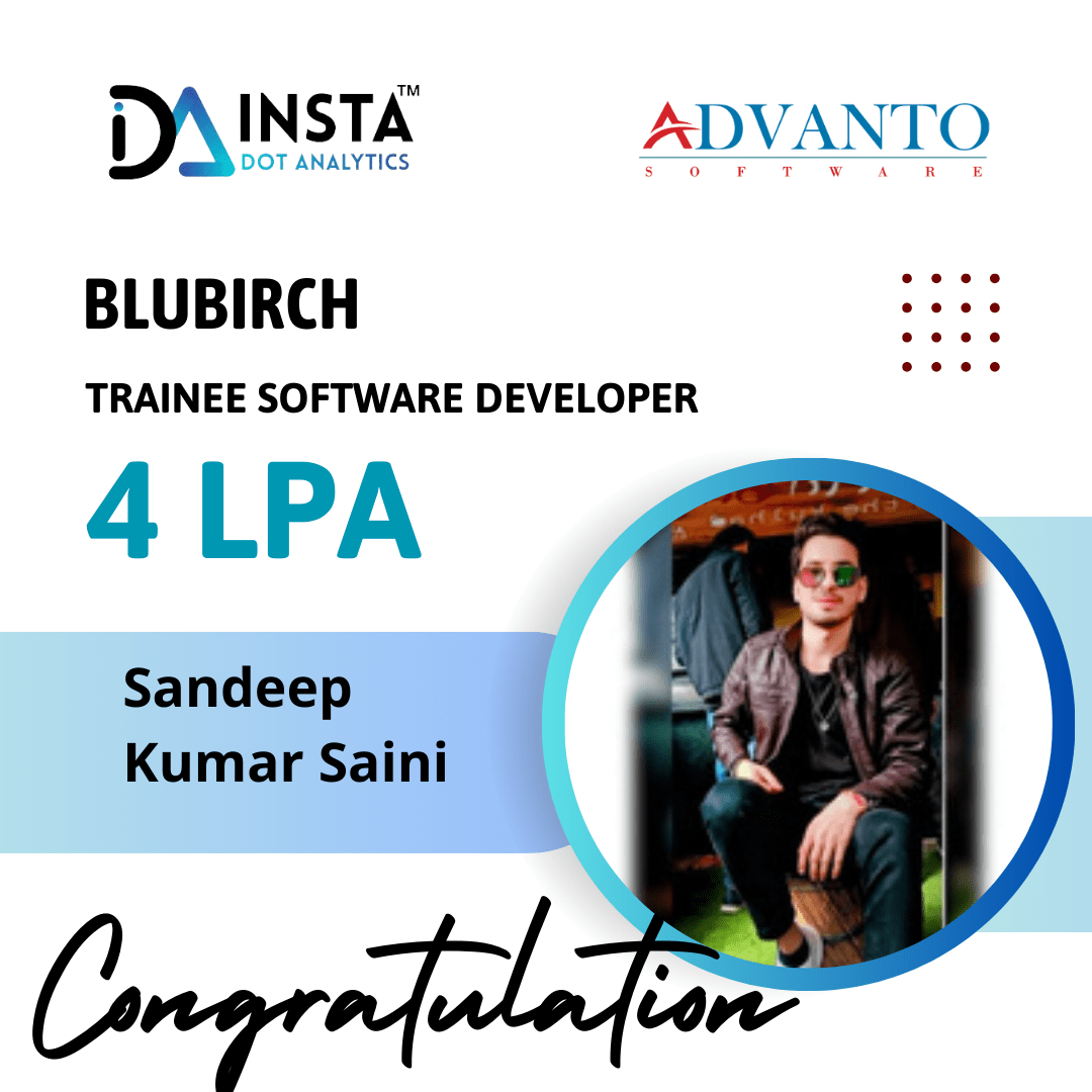 Full-Stack + Python / Java 47 placement student