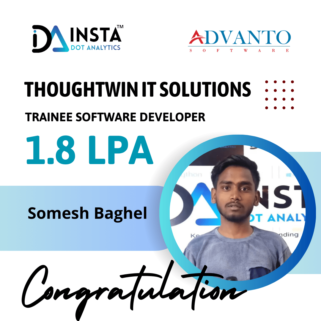 Full-Stack + Python / Java 33 placement student