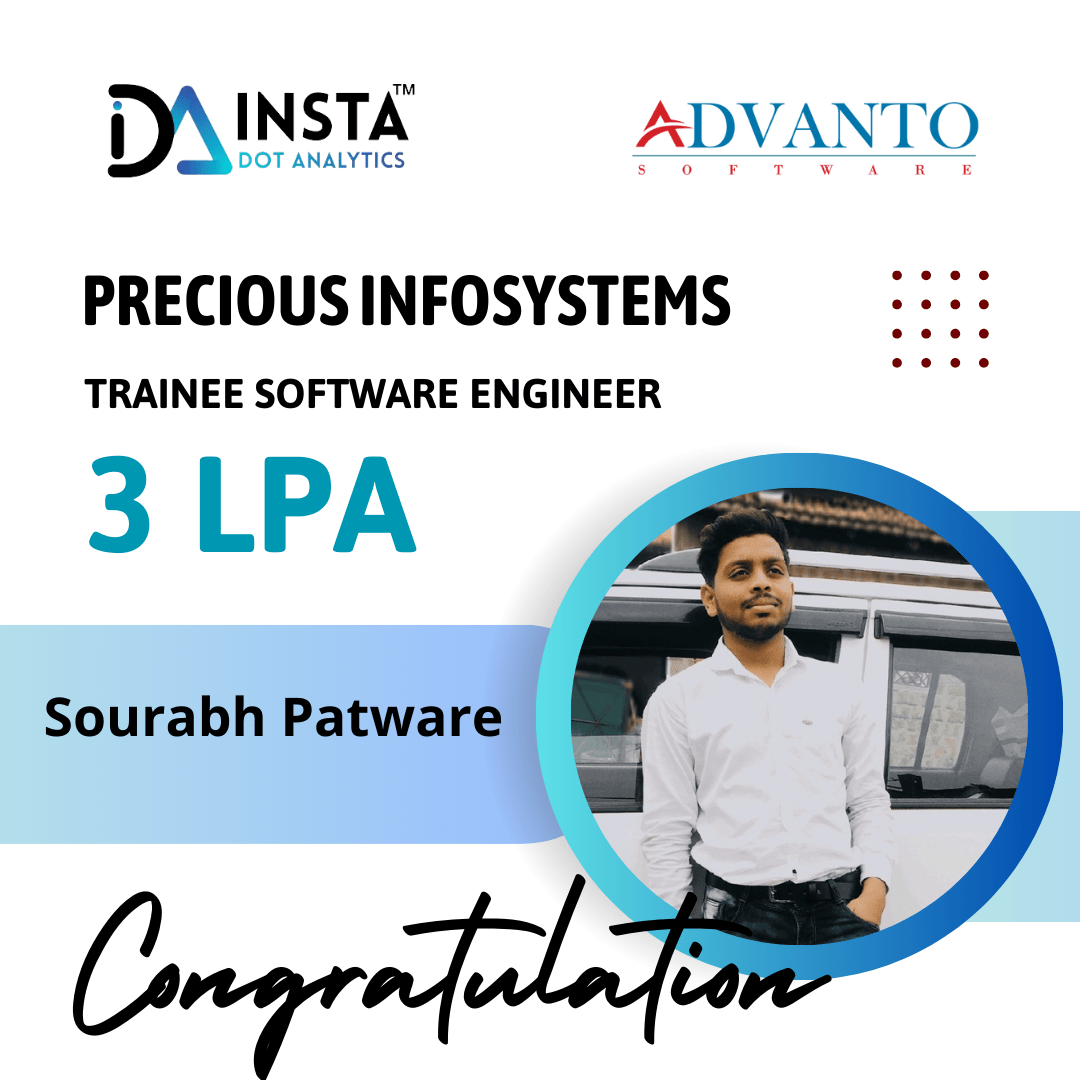 Full-Stack + Python / Java 118 placement student