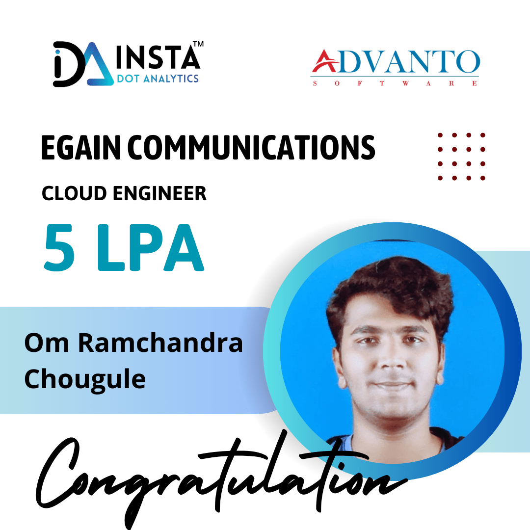 Full-Stack + Python / Java 105 placement student