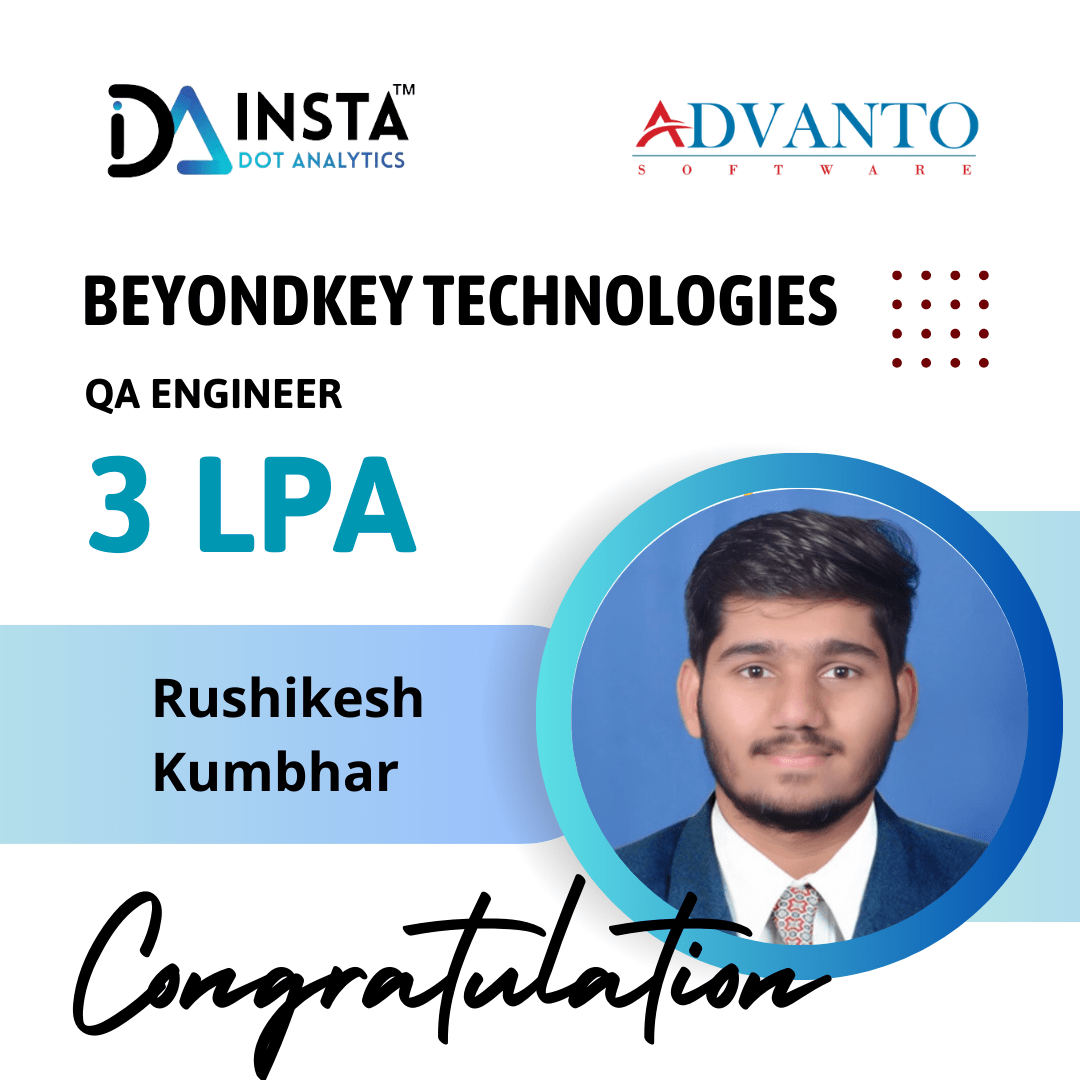 Full-Stack + Python / Java 102 placement student